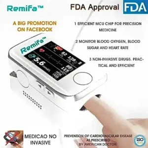 Remifa™ Precision Glucose Monitoring Premium Non-invasive Medical Device + Exclusive Gift